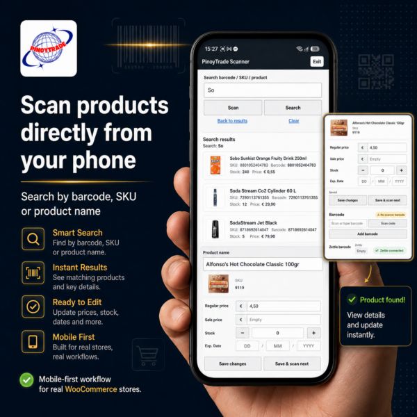 barcodescanner 4a PinoyTrade Scanner for WooCommerce